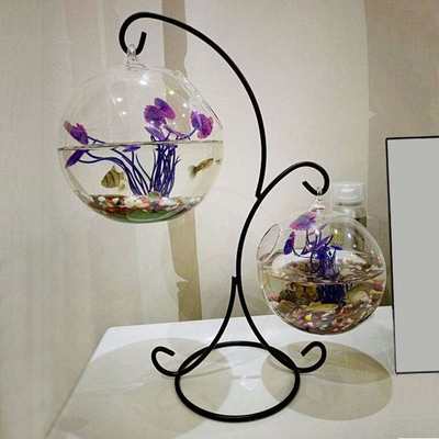 创意玻璃 家居装饰 悬挂水培花瓶摆件透明欧式浪漫艺术品鱼缸新款