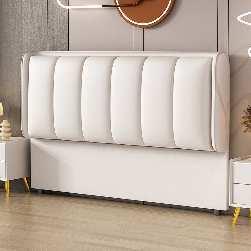 2023新款床头板软包靠背简约现代科技布榻榻米超薄实木落地背板,住宅家具,床架/床板,淘宝优惠券,粉丝福利购,淘宝优惠卷