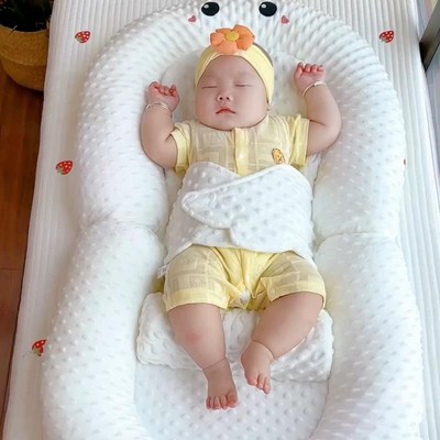 床中床新生婴儿防压落地r醒神器惊跳防呛奶睡窝觉睡垫外出安抚宝