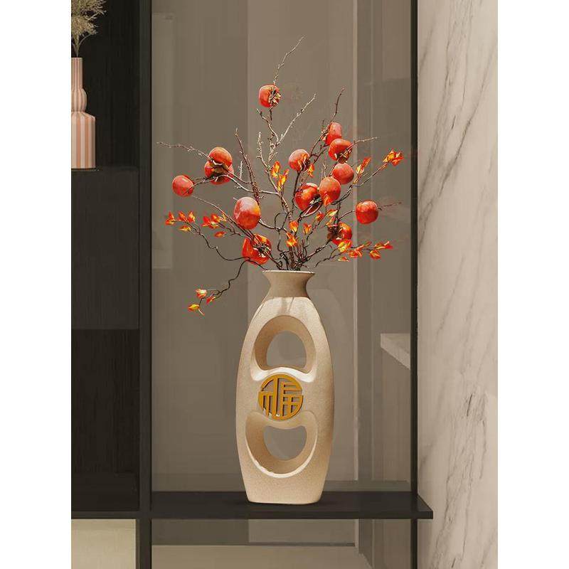 落地大型花瓶摆件新中式客厅电视柜沙发旁边入户门玄关屏风装饰品,家居饰品,落地摆件,淘宝优惠券,粉丝福利购,淘宝优惠卷