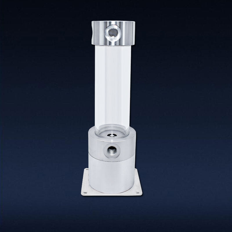 电脑水冷水泵水箱一体式r圆柱金属硬管分体 DIY水冷散热器套装配