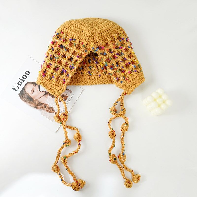 菲菲姐手工编织星空流苏帽diy材料包女秋冬季保暖护耳帽显脸小,服饰配件/皮带/帽子/围巾,DIY编织材料包,淘宝优惠券,粉丝福利购,淘宝优惠卷