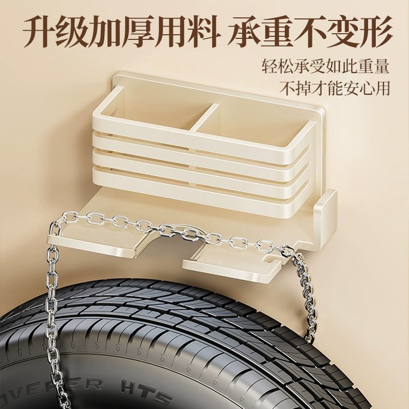家用吹风机置物架浴室免打孔w吹风机架卫生间收纳架壁挂式收纳架