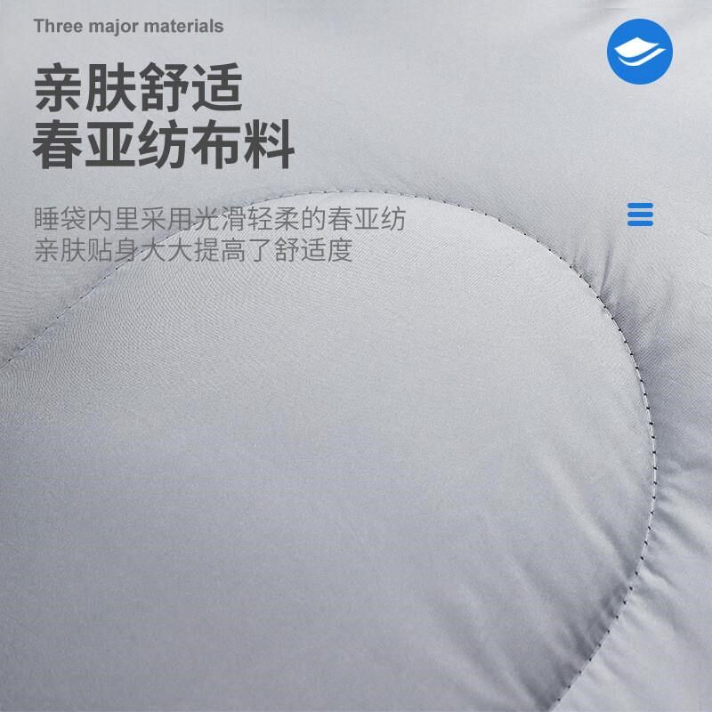 户外睡袋单人加厚车载信封式防寒保暖睡袋室内旅行蛋形睡袋