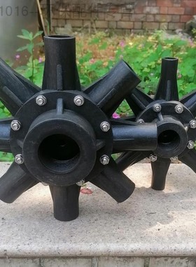 【高品质】污水处理设备八爪TJ型塑料气浮溶气释放器PP黑色释放头