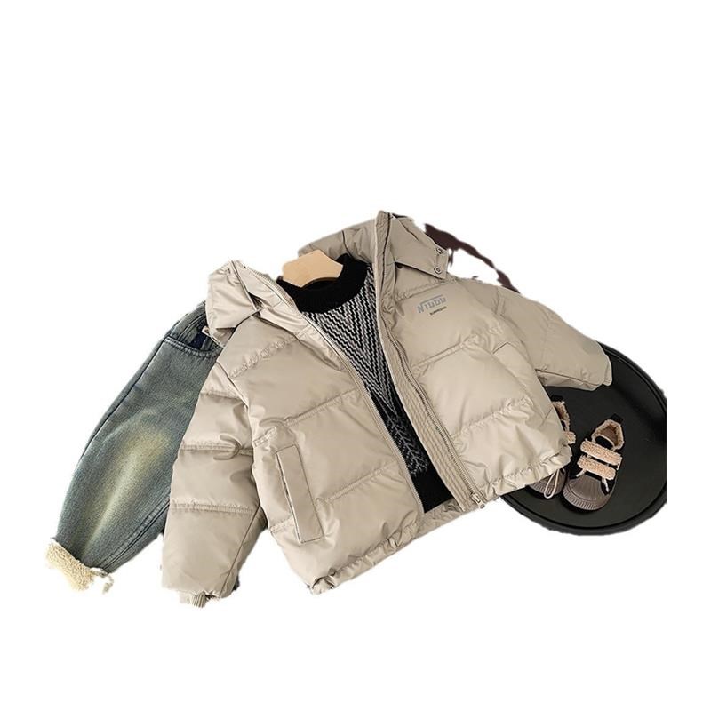 男童羽绒服2024冬季新款加厚保暖童装儿童韩版连帽外套时尚上衣潮