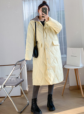 孕妇羽绒棉服女2023新款冬装外套韩版棉衣大尺码宽松孕后期加厚棉
