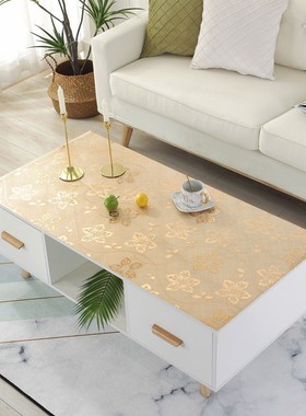 茶几垫防水防烫防油软玻璃餐桌垫餐桌布茶几桌布RPVC隔垫塑料胶垫