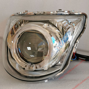 优友UU125T大灯总成改装 氙气灯LED双光透镜天使恶魔眼鱼眼灯透镜