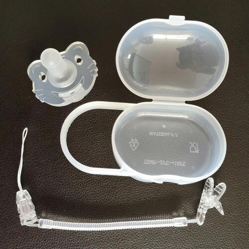 婴儿硅胶安抚奶嘴宝宝全硅胶超软新生儿安慰奶嘴安睡型玩嘴