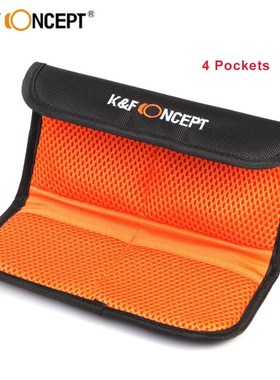 Camera Lens Filter Holder Pouch 3/4/6 Pockets Filter Wallet