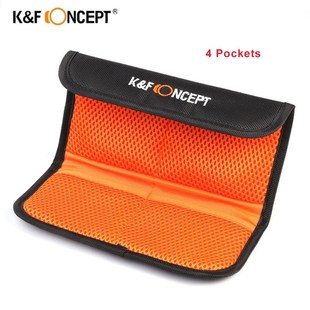 Camera Lens Filter Holder Pouch 3/4/6 Pockets Filter Wallet