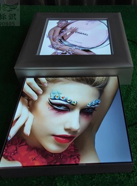 拉布灯箱定制悬挂广告牌制作铝型材户外UV刀刮布天花软膜发光字