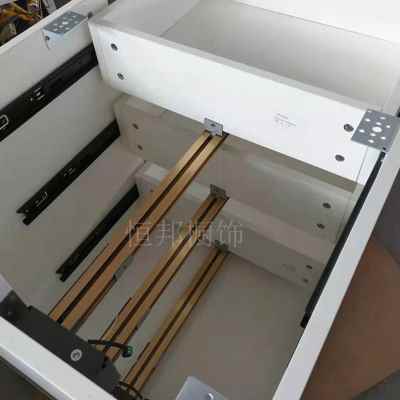 新品滑道感应电动滑轨式遥控器轨道拉篮智能电动按压式橱柜抽屉导