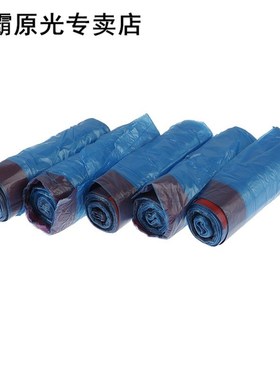 15pcs/roll Garbage Trash Bag Home Kitchen Dustbin Bin Drawst