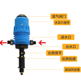 养殖场加药器比例泵自动水动力加药机稀释泵农业灌溉施肥机0.4