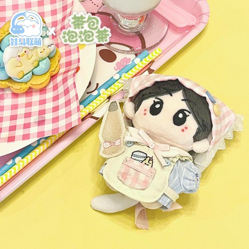 娃岛联萌x茶包泡泡茶棉花娃娃10cm娃衣小兔厨房系列萌十厘米衣服,模玩/动漫/周边/娃圈三坑/桌游,棉花娃娃/毛绒玩具娃衣,淘宝优惠券,粉丝福利购,淘宝优惠卷