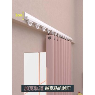 飘窗遮挡帘出租屋窗帘现货 免打孔安装 粘贴式 简易窗帘遮光2024新款