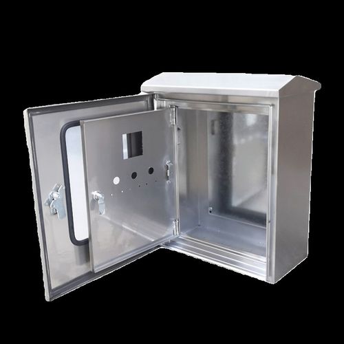 不锈钢配电箱201m户外双层门仪表控制柜304监控电控按钮开关防水