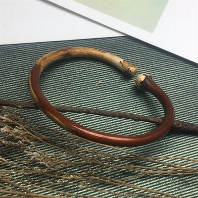 一物一图款 无节阴阳藤 山南鸡血藤 西藏药藤 情侣木手镯