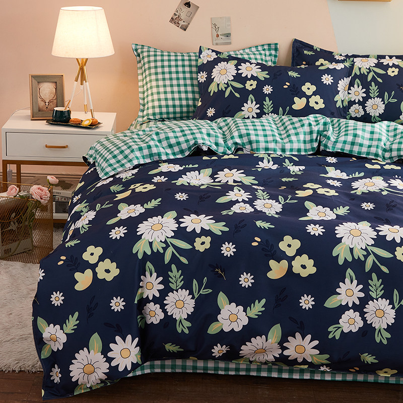 【新款】床上用品四件套纯全亲肤棉加厚磨毛床单学生宿舍少女被套,床上用品,婚庆床品套件,淘宝优惠券,粉丝福利购,淘宝优惠卷