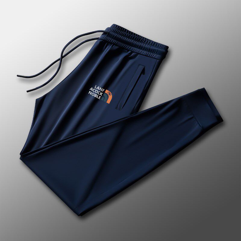 ~一穿即凉!夏季薄款冰丝裤男潮流直筒束脚大码速干运动裤