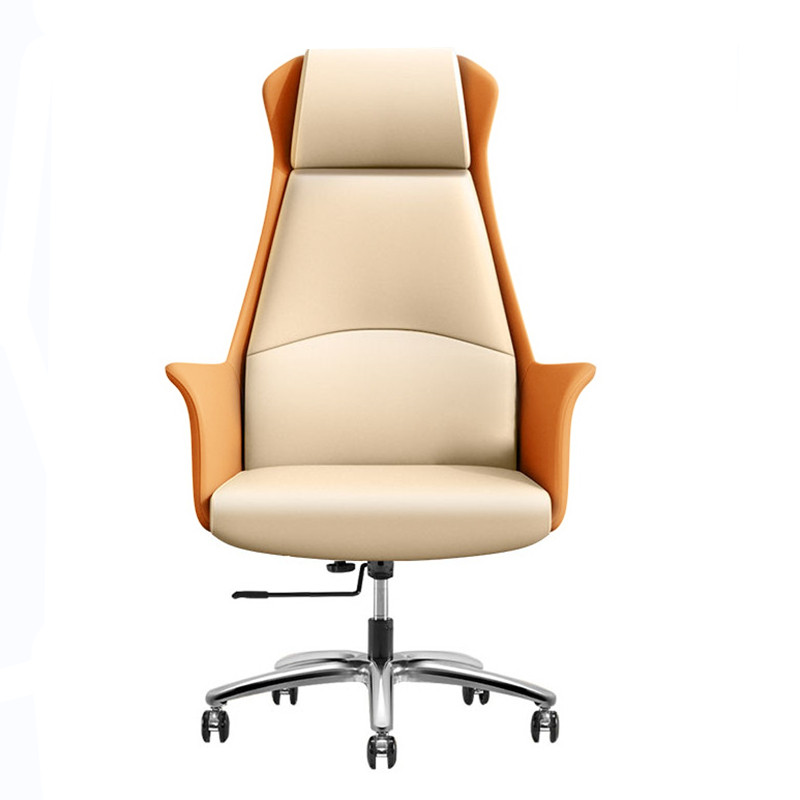 老板椅办公室大班椅真皮办公椅家用舒适久坐电脑椅会议椅现代风格