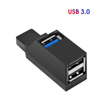 速发Portable Mini 3 Ports USB 3.0 Hub High Speed Data Transf