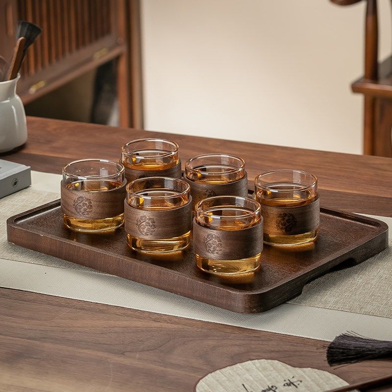 玻璃茶杯套装功夫茶杯隔热防烫品茗杯茶盏茶具家用喝茶小茶杯,餐饮具,茶杯,淘宝优惠券,粉丝福利购,淘宝优惠卷