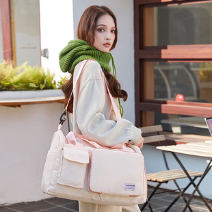 旅行包女大容量手提轻便防水行李包短途出差旅游登机包待产收纳袋