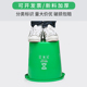 带过滤网厨余垃圾桶带盖有提手厨房家用垃圾分类圆形U方形10升20