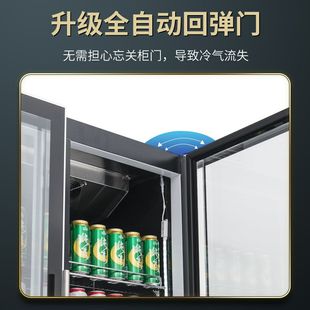 现货速发啤酒柜双门冷藏展示柜三门冰箱超市保鲜柜四门饮料柜商用