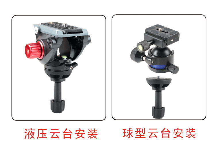 云台转接器65mm75mm平口转碗口云台 3/8接口 脚架滑轨底座转换座