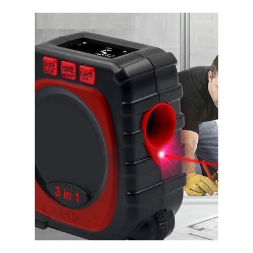 现货K-STAR With Roller Mode Lazser Digital Tape Measure Prof