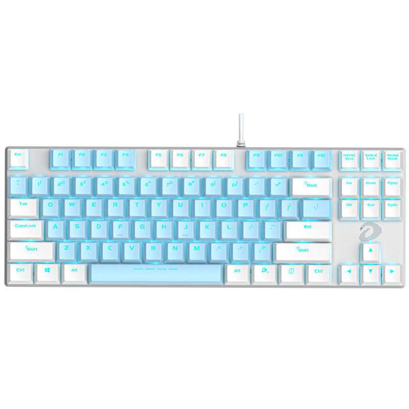 达尔优牧马人机械键盘87键黑轴青轴红轴茶轴有线电竞游戏宏编程家