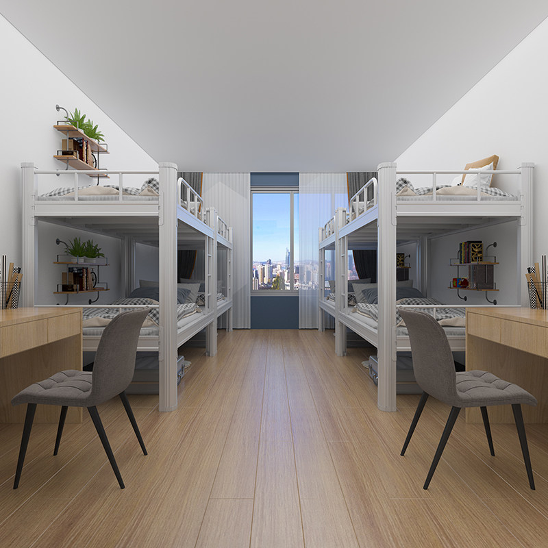 高低床铁艺床上下两层员工宿舍床双层学生公寓床工地上下铺铁架床,商业/办公家具,学校双层床/宿舍床,淘宝优惠券,粉丝福利购,淘宝优惠卷