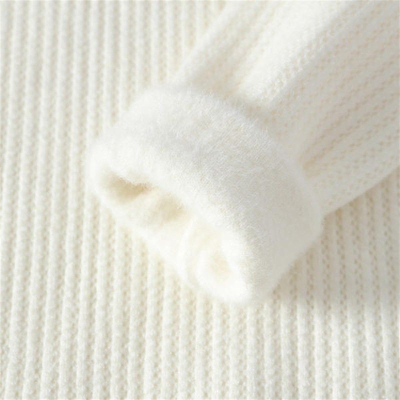 秋冬季新款韩版潮流半高领套头长袖纯色男式毛衣加绒加厚一体绒,男装,针织衫/毛衣,淘宝优惠券,粉丝福利购,淘宝优惠卷