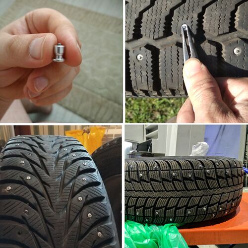 50/100Pcs Winter Wheel Car Tires Studs Screw Snow Spikes Whe