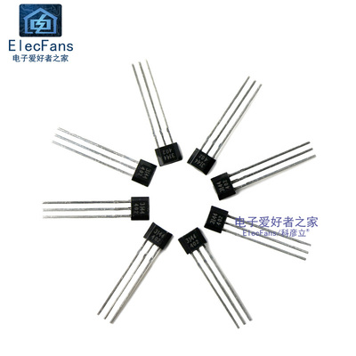 霍尔开关型磁性传感器A3144 单极性磁力感应元件44E暂存型/非锁存