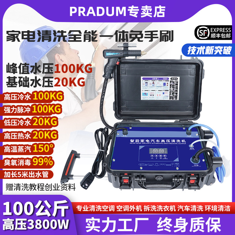 热销蒸汽清洁机高温高压家电空调清洗机商用大水泵多功能一体100