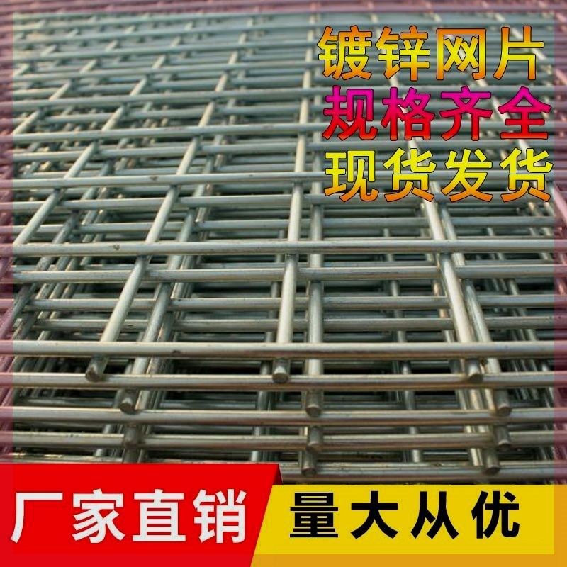铁丝网围栏热镀锌电焊铁丝网格网长方形加粗建筑网片鸽舍狗笼家用
