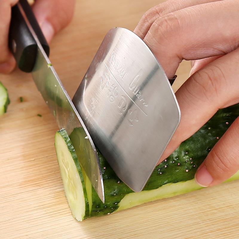 不锈钢护指器防切手神器切菜护手器保护手指套卫士厨房切肉护指套