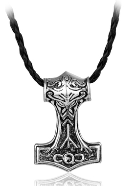 现货RJ bNorse Vikings Odin 's Runes Necklaces Pendants Thor