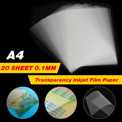 速发20 Sheet Screen Printing Transparency Inkjet Film Paper