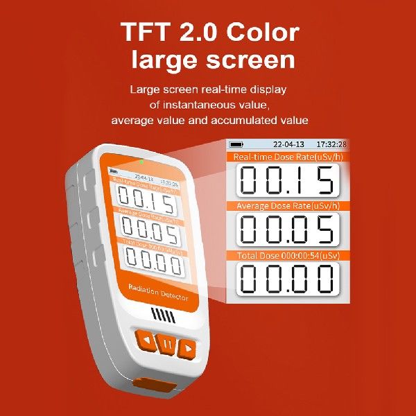 速发Geiger Counter Nuclear Radiation Detector Color Display