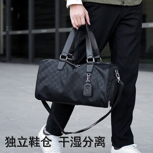 新款男士健身包大容量商务轻便牛津布出差外出手提行李袋旅行包男