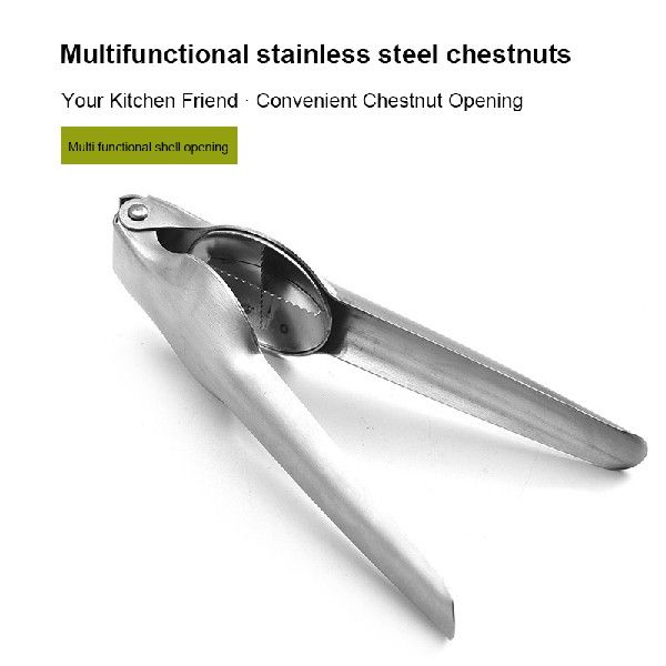 推荐Stainless Steel 2 In 1 Quick Chestnut Clip Walnut Pliers