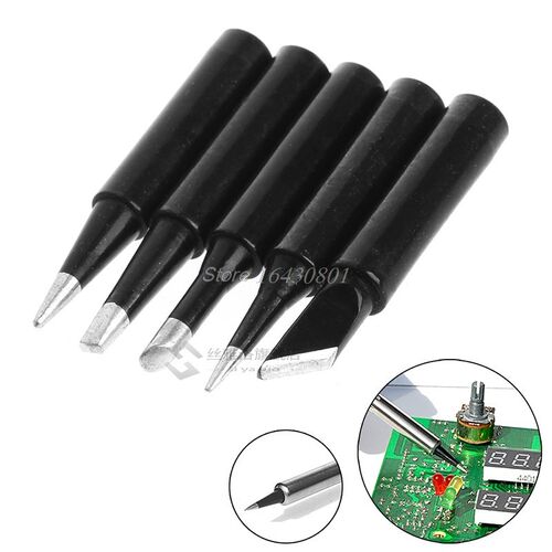 5Pcs Lead Free Soldering Iron Tips for Welding 900M-T Hakko