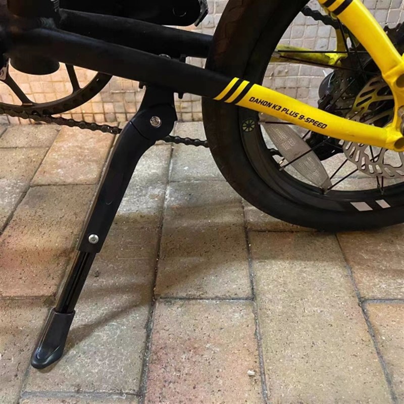 折叠车20寸铝中支脚撑大P8行D8/K3PLUS可调26寸自行车脚梯子