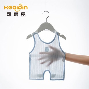 0一6月个月新生婴儿儿衣服夏季肚兜连体夏天男宝薄款护肚a类上衣